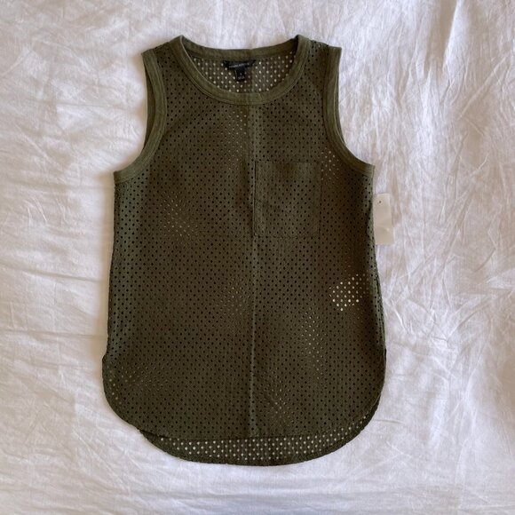 Banana Republic Eyelet Tank Top (sz S) - Picture 2 of 7
